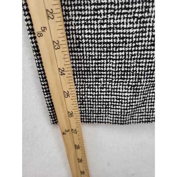 CHARTER CLUB WOMEN'S PANTS SIZE 10 BLACK WHITE PULL ON SLACKS CASUAL LADIES - Picture 3 of 11